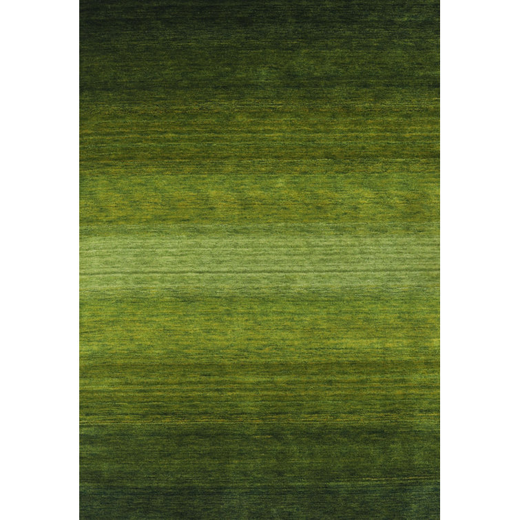 East Urban Home Power Loom Green Rug Wayfair